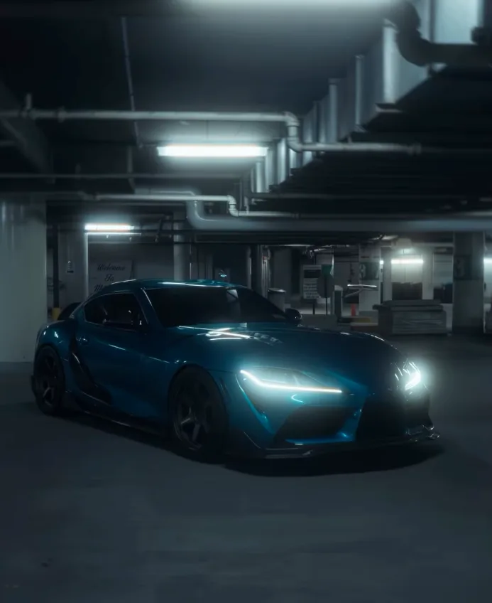 Toyota GR Supra (MK5): Blue MKV Supra
